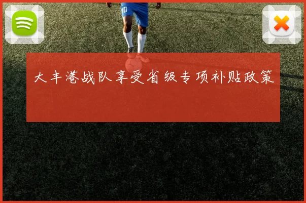 大丰港战队享受省级专项补贴政策